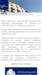 Mobile Screenshot of clarisgestio.com